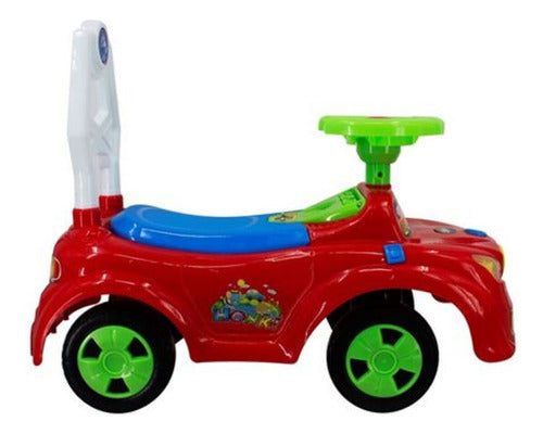 Buggy Clásico Infantil Con Luz, Sonido, Bocina Y Respaldo