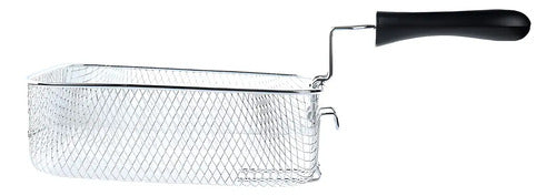 Freidora Con Aceite 2000w Rotel Acero Inox Color Gris