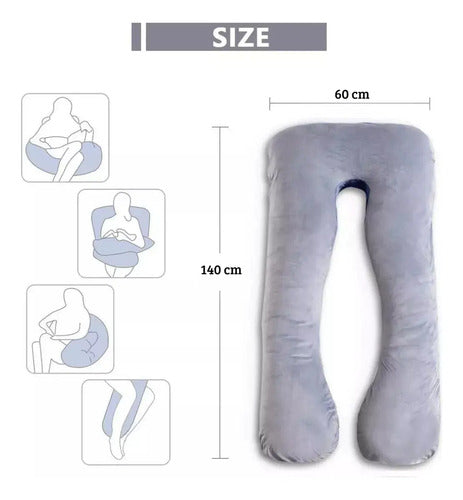 Almohada Maternal/ Embarazo/ Lactancia Color Disponible Forma U