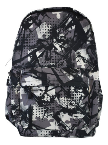 Mochila Escolar Estampada 44x18.5x12.5cm