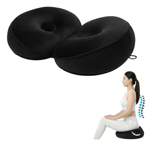 Almohadón Plegable Mejora Postura Lumbar Espalda