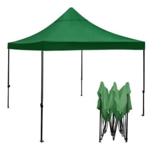 Gazebo Plegable Estructural Reforzado Patio Jardin 3 X 4.5 M