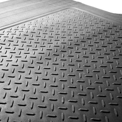 Alfombra Valija Baúl Universal Auto Camioneta Goma Negro