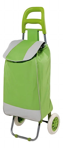 Carro Carrito Feria Tela Plegable Resistente Bolso Lavable