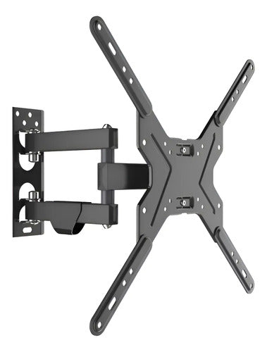 Soporte Brazo Pared Tv Led Monitor Movil 14 Hasta 55 Premium Negro