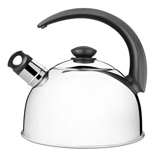 Caldera Con Silbato Tramontina Inox Apito De 3 Litros