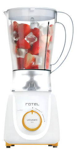 Licuadora Rotel 2.1l. Pica Hielo 450w Blanco