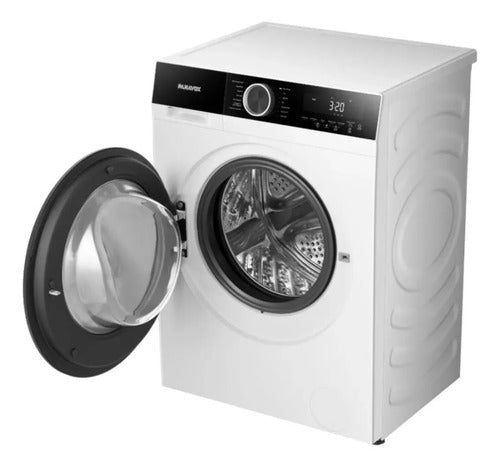 Lavarropa Automático Inverter Panavox Carga Frontal 12kg Blanco