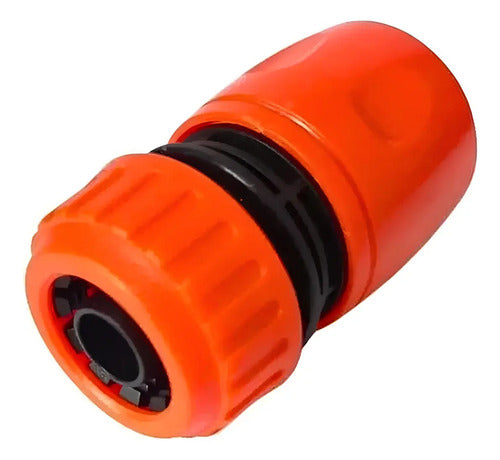 Pote Enganche Rapido Manguera Jardin 1/2 36 Unidades Naranja