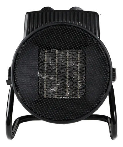 Cañón De Aire Caliente Rotel 1000w-2000w Frío/calor 2 Niveles Negro