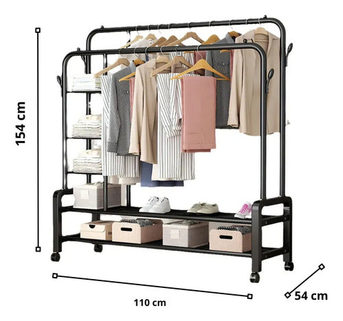 Perchero Ropa Premium Organizador Super Reforzado 58 Kg A Disponibilidad