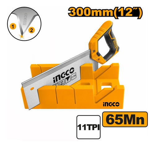 Ingletadora Manual 300mm C Serrucho Ingco Hmbsk30082