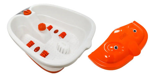 Masajeador De Pies Electrico Spa Burbujas Hidromasaje Blanco