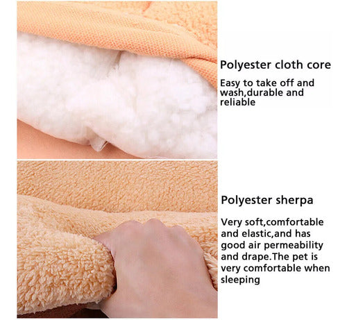 Cama Cucha Catre Perro Gato Mascotas Dormir Hogar Con Cierre