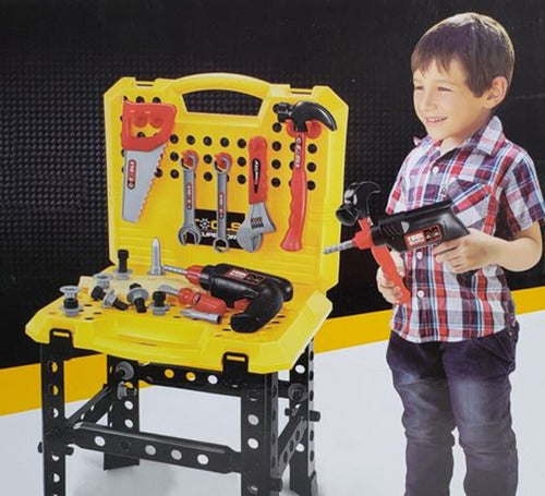 Banco De Herramientas X 57 Piezas En Caja 39 X 58 Cm