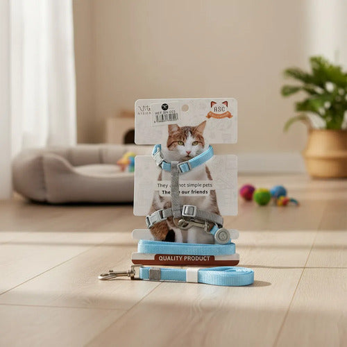 Arnes Correa Gato Perro Ajustable Mascota