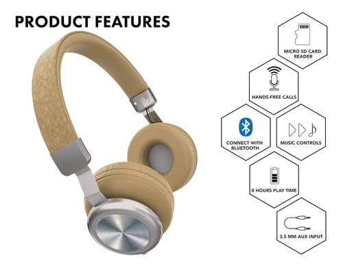 Auriculares Inalámbricos Bluetooth 5.0 Ergonómicos Ajustable Disponible