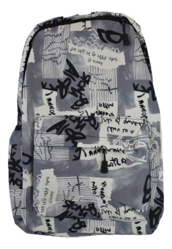 Mochila Escolar Estampada 44x18.5x12.5cm