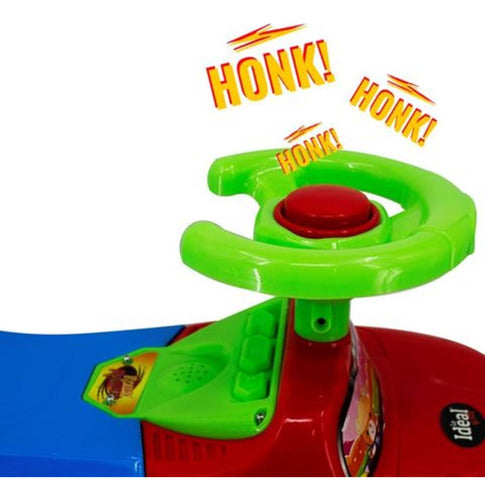 Buggy Clásico Infantil Con Luz, Sonido, Bocina Y Respaldo