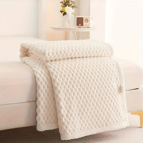 Manta De Terciopelo Engrosada 230x200 Cm Cama Sofa Disponible Lisa