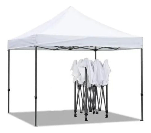 Gazebo Plegable Estructural Reforzado Patio Jardin 3 X 4.5 M