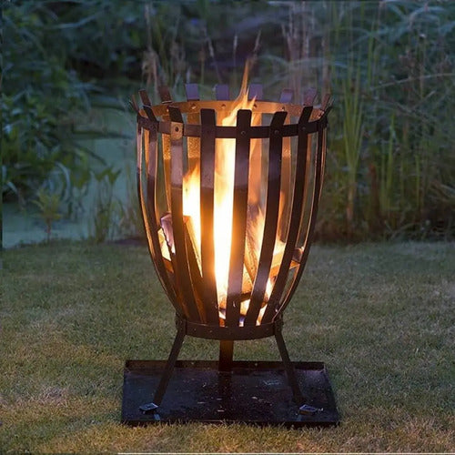 Quemador Brasero Fogonero De Jardin Equus
