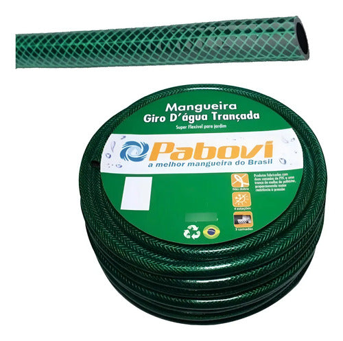 Manguera De Riego Jardin Patio 12mm X 20 Metros Verde