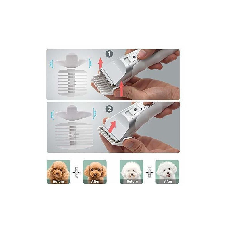 Maquina Cortar Pelo Inalámbrica Perro Gatos Mascota Tgouy
