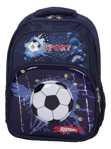 Mochila Infantil Con Relieve Y Diseño 40 X 30 X 17 Cm