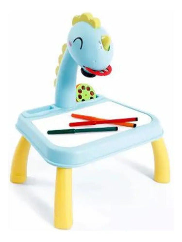 Mesa De Dibujo Con Proyector Led Luz Y Música Para Niños