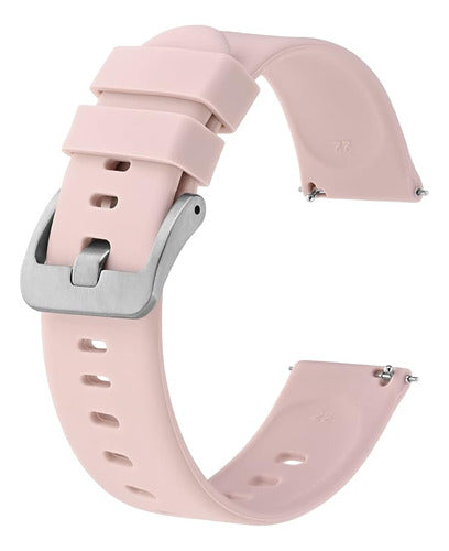 Malla Reloj Silicona Lw11 Hebilla Metalica