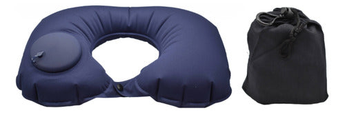 Almohada De Viaje Inflable 40x28cm