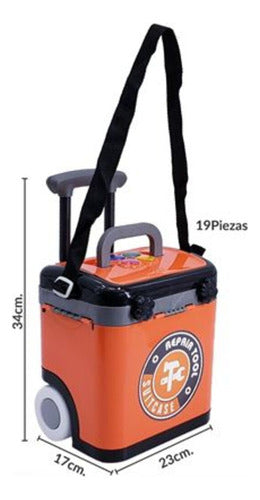 Carro De Herramientas Con Sonido En Caja Niño 19 Piezas