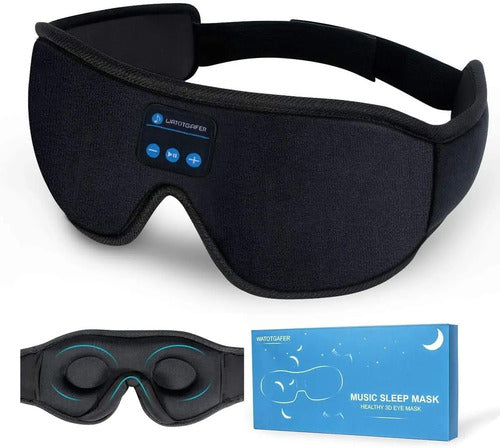 Tapa Cubre Ojos Para Dormir Relajación Negro Cuidado Personal