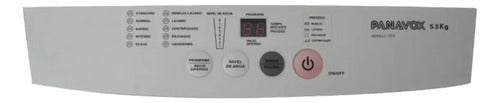 Lavarropas Panavox B55 Carga Superior Color Blanco