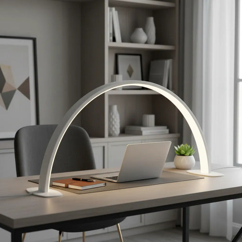 Lámpara Arco Led Media Luna Multifunción Grande 3 Niveles