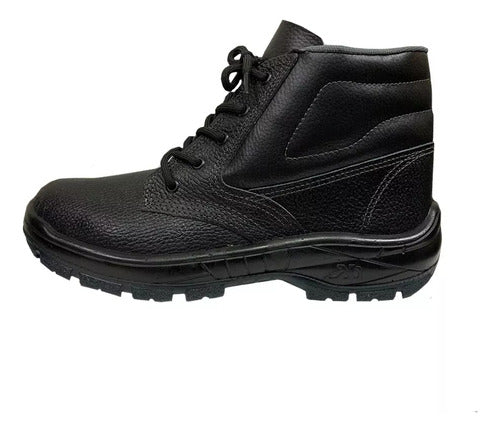 Botín Bota Zapato Seguridad Puntera Plástica Negro Shimaha
