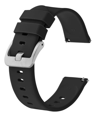 Malla Reloj Silicona Lw11 Hebilla Metalica