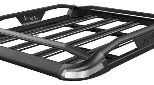 Parrilla Portaequipaje Barra Aluminio Negra Universal