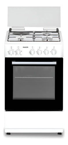 Cocina Panavox Comb Blanca 50e 3 Gas 1 Electrica Blanco