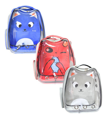 Mochila Transportadora De Mascotas 42x36x20cm