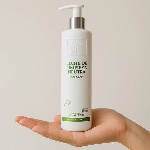 Leche De Limpieza Neutra Con Jojoba 400ml. Jojoba