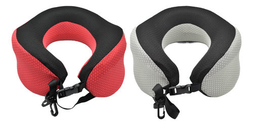 Almohada De Viaje Con Espuma Viscoelástica Alta Densidad