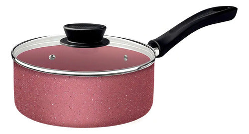 Juego De Batería De Cocina Tramontina 10 Piezas Linz Rosa
