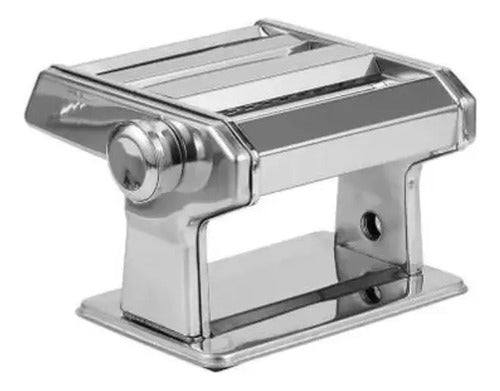 Maquina Para Pastas Tallarines Estirar Masa Grande Plateado