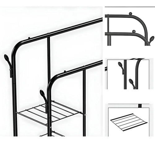 Perchero Ropa Premium Organizador Super Reforzado 58 Kg A Disponibilidad