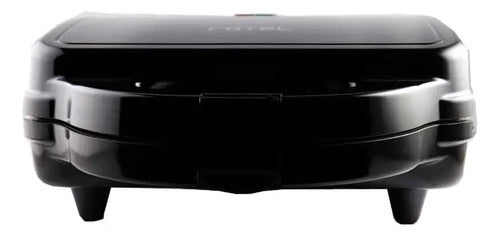 Sandwichera Grill Waflera 3 En 1 Rotel Negro 750w Placas Intercambiables