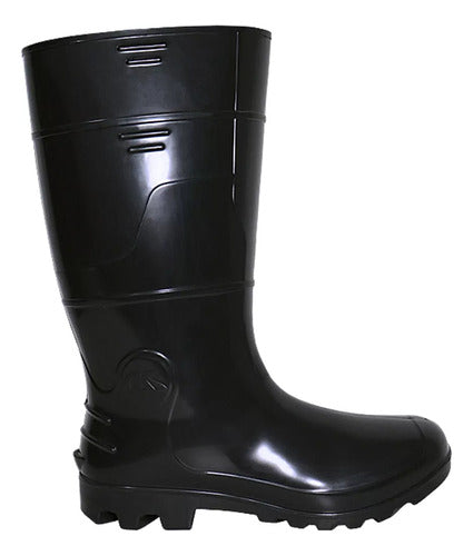 Botas Para Lluvia Y Trabajo Pvc Negro Shimaha