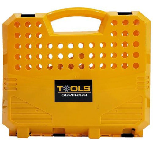 Banco De Herramientas X 57 Piezas En Caja 39 X 58 Cm