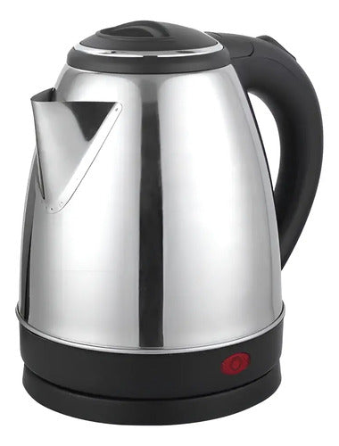 Jarra Electrica Acero Inoxidable 2 Litros 1500w Plateado